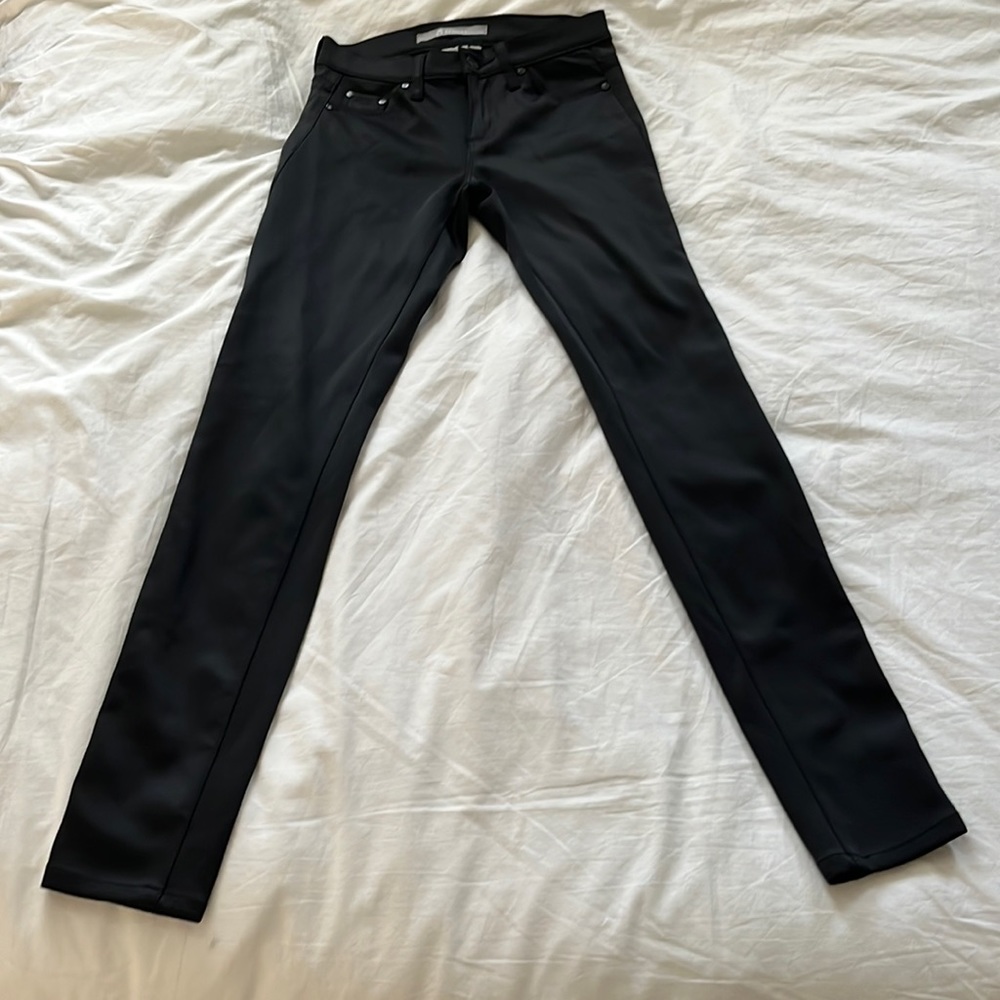 Black High Rise Skinny Pants